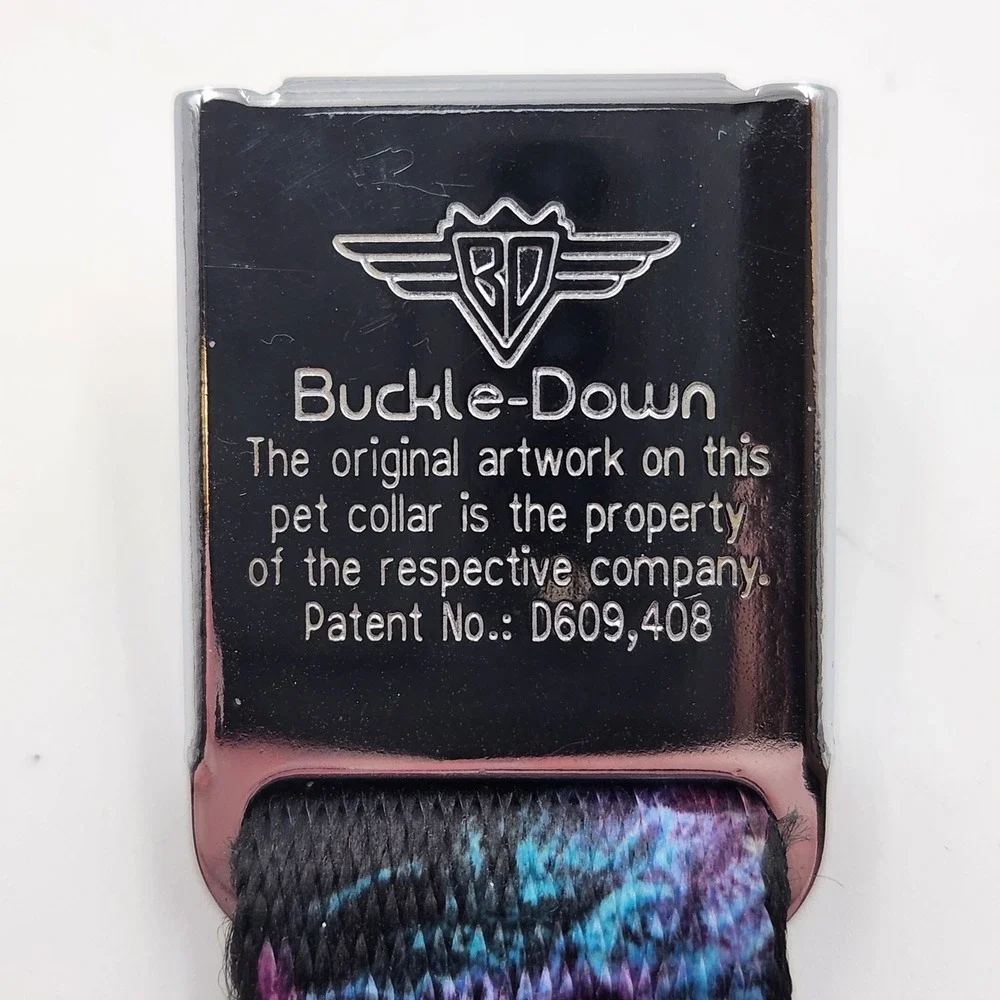 Buckle-Down Pet Collar‎ Unisex M Black Harley Quinn Seatbelt Buckle DC Comics